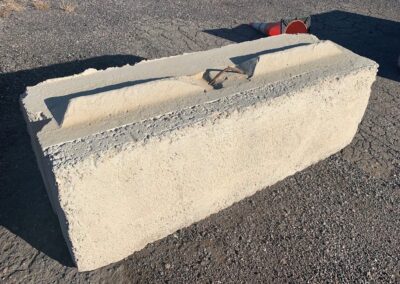 Concrete Barrier Blocks In NV 11