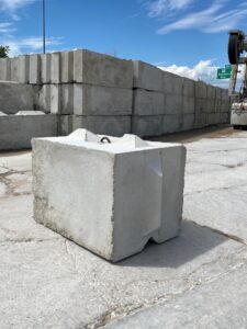 Concrete Barrier Blocks Cleveland, Oh | All the Concrete in the World