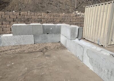 Concrete Blocks How To Build A Material Storage Bin 11