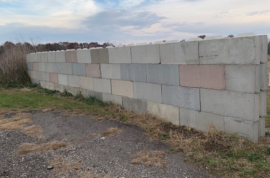 Concrete bin blocks Arlington VA | Dome Shaped Blocks